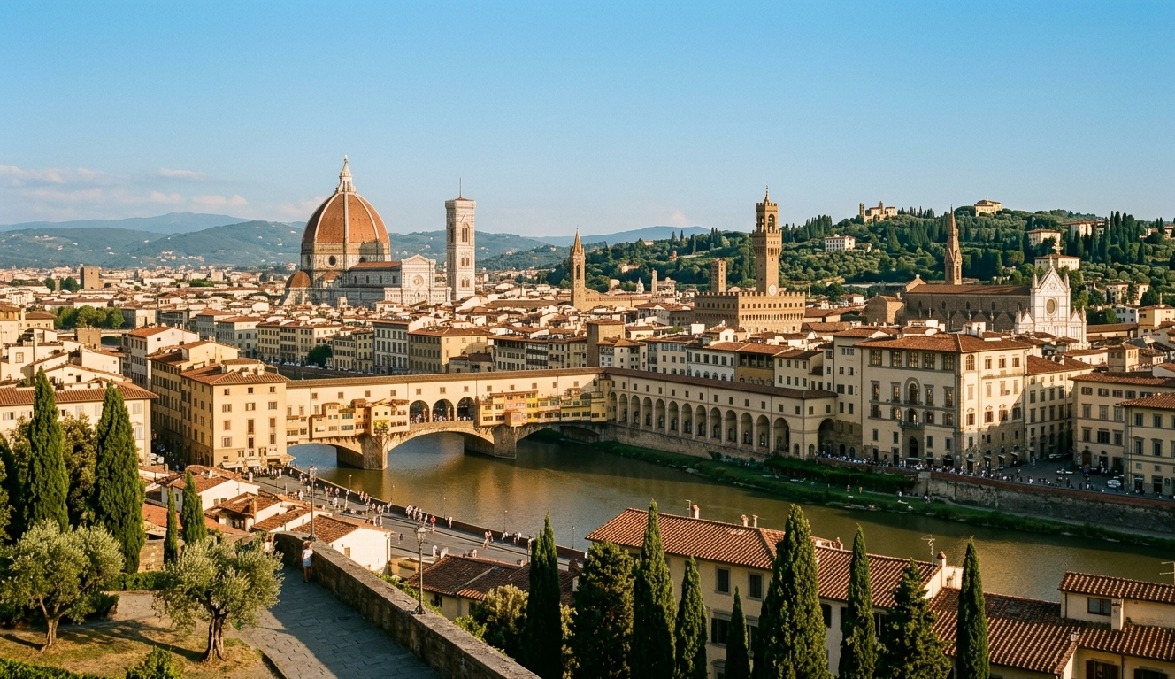 Florence in Italy in June