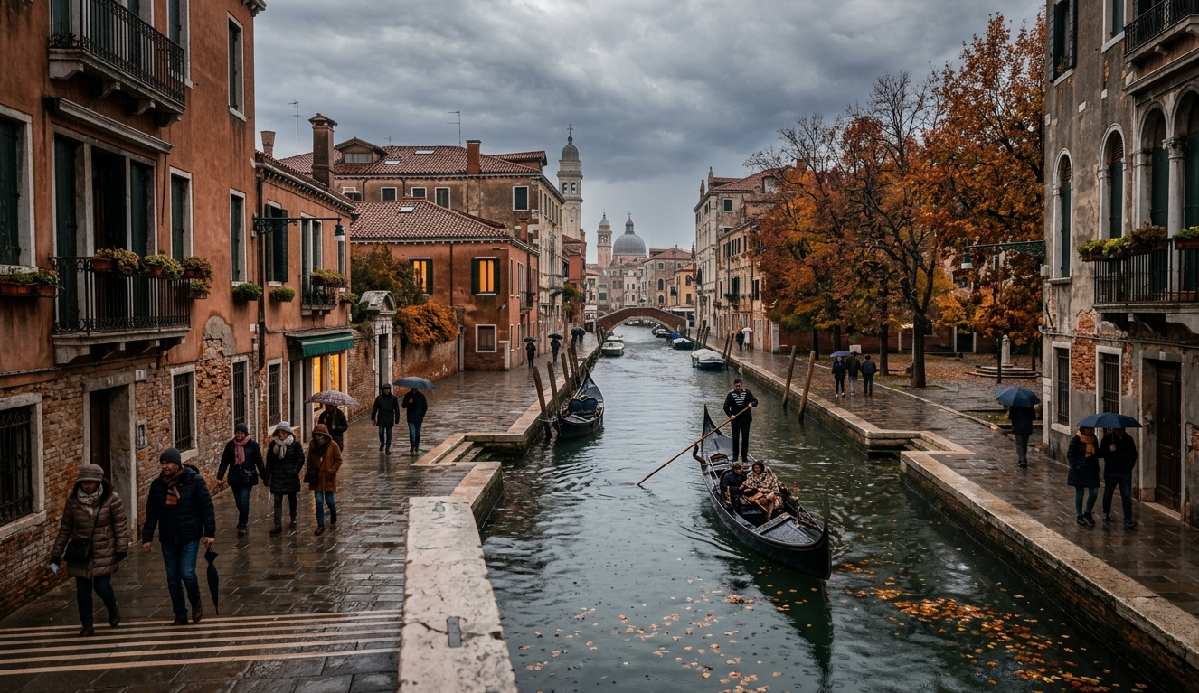 Venice in Italy in November