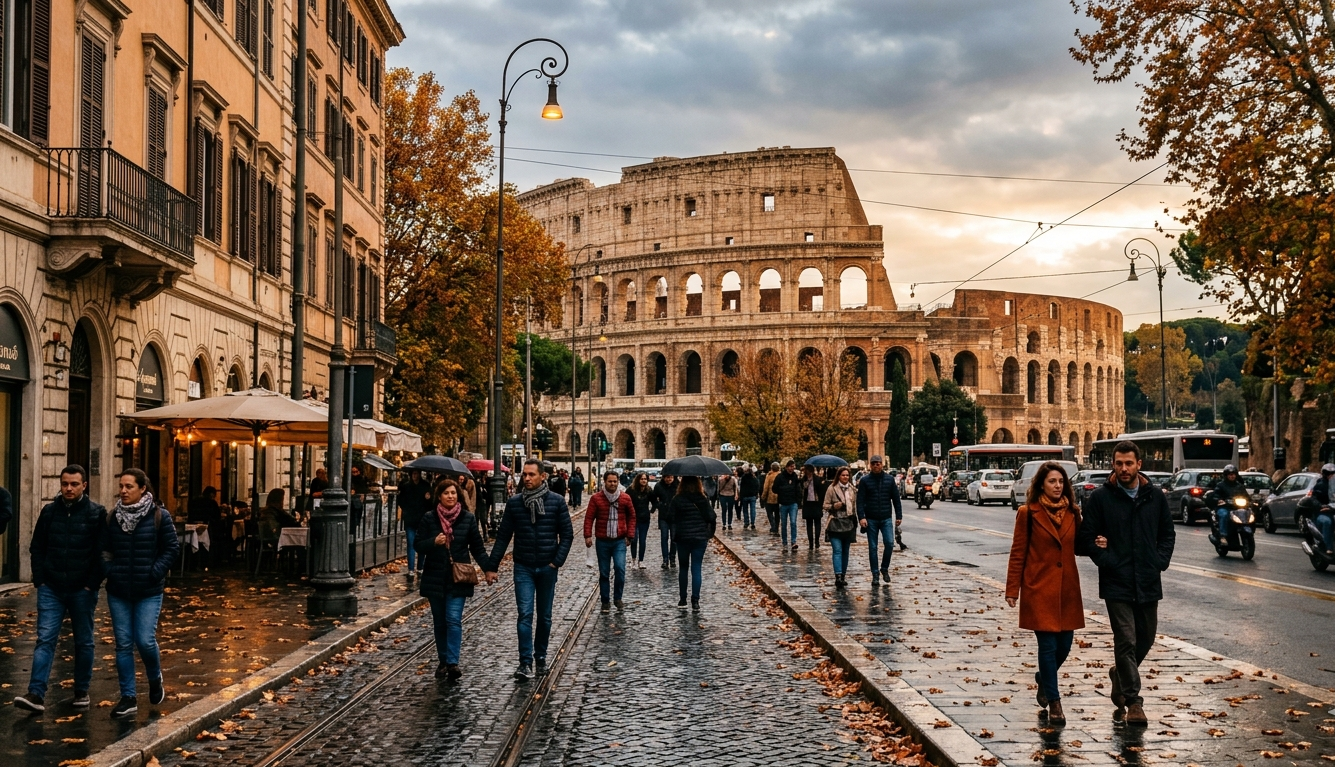 Rome in Italy in November