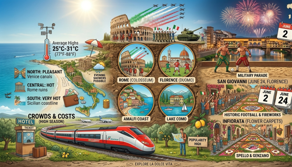 Italy in June