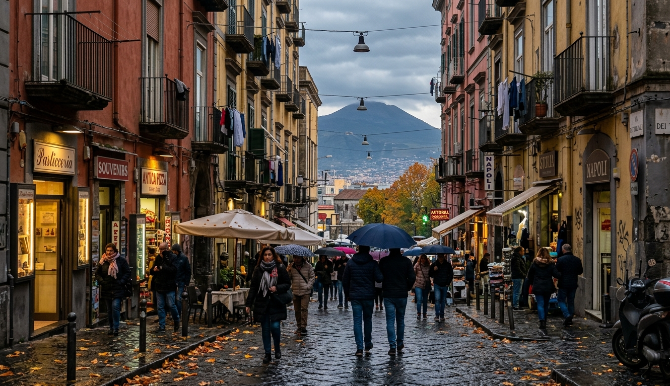 Naples in Italy in November