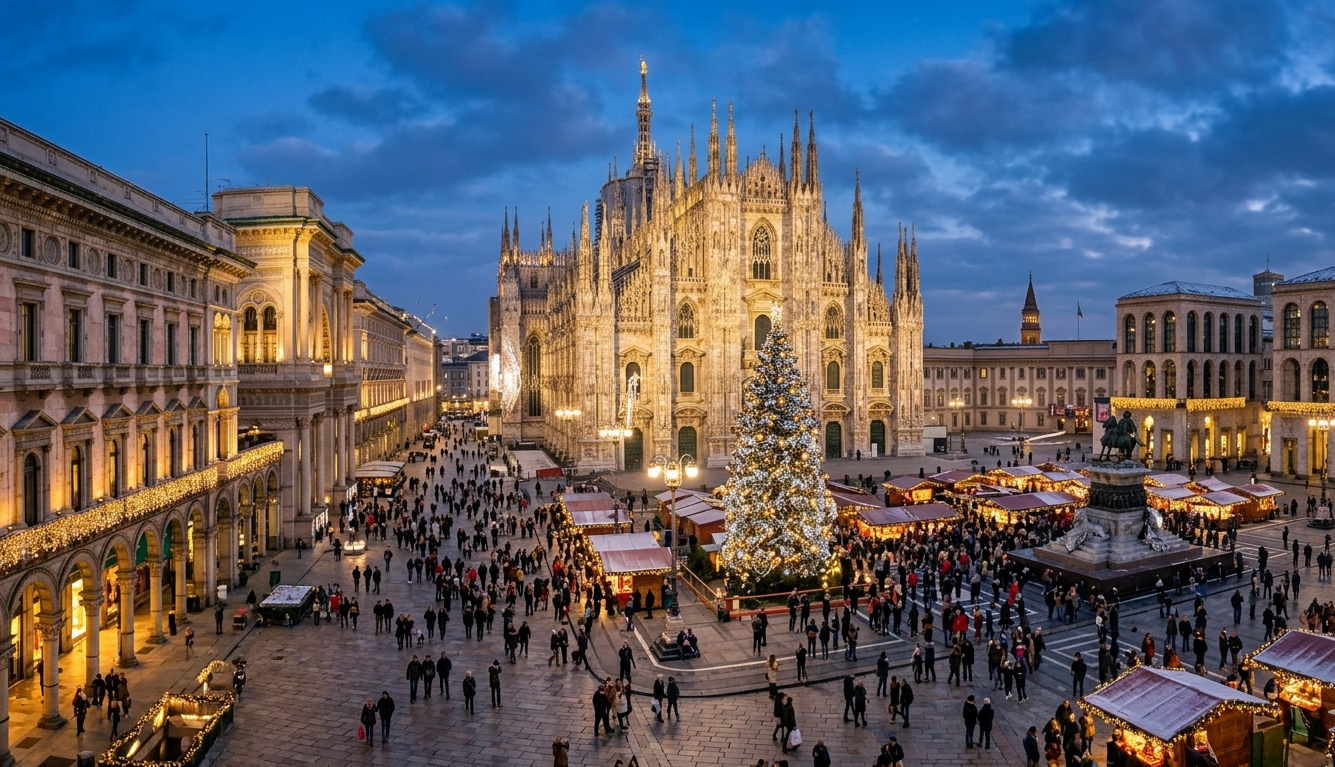 Milan in Italy in December