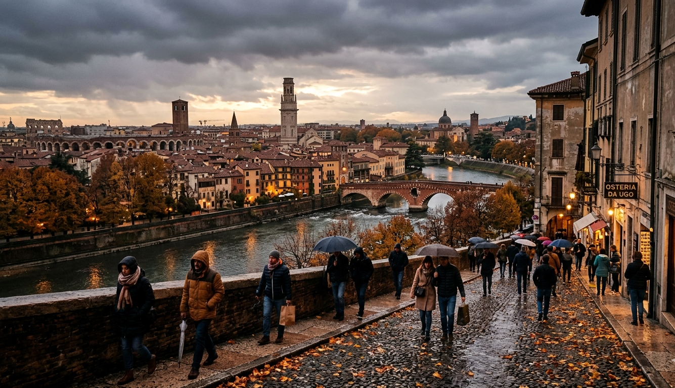 Verona in Italy in November