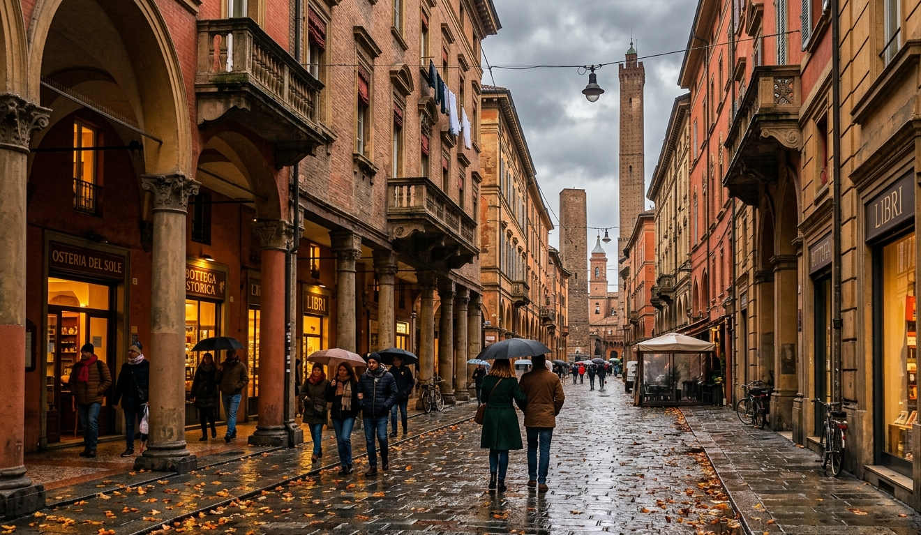 Bologna in Italy in November