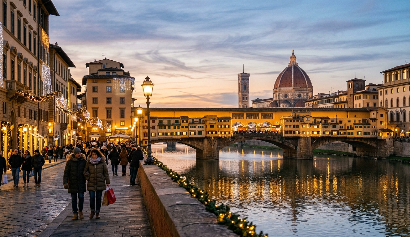 Florence in Italy in December
