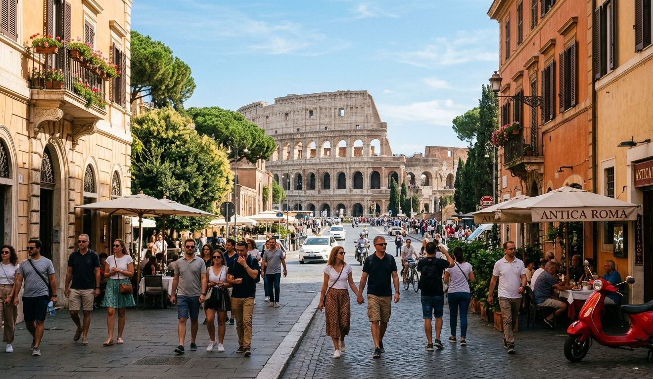 Rome in Italy in September