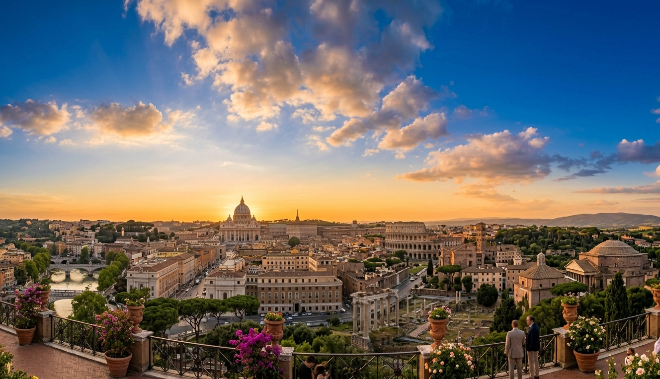 Rome in Italy in June