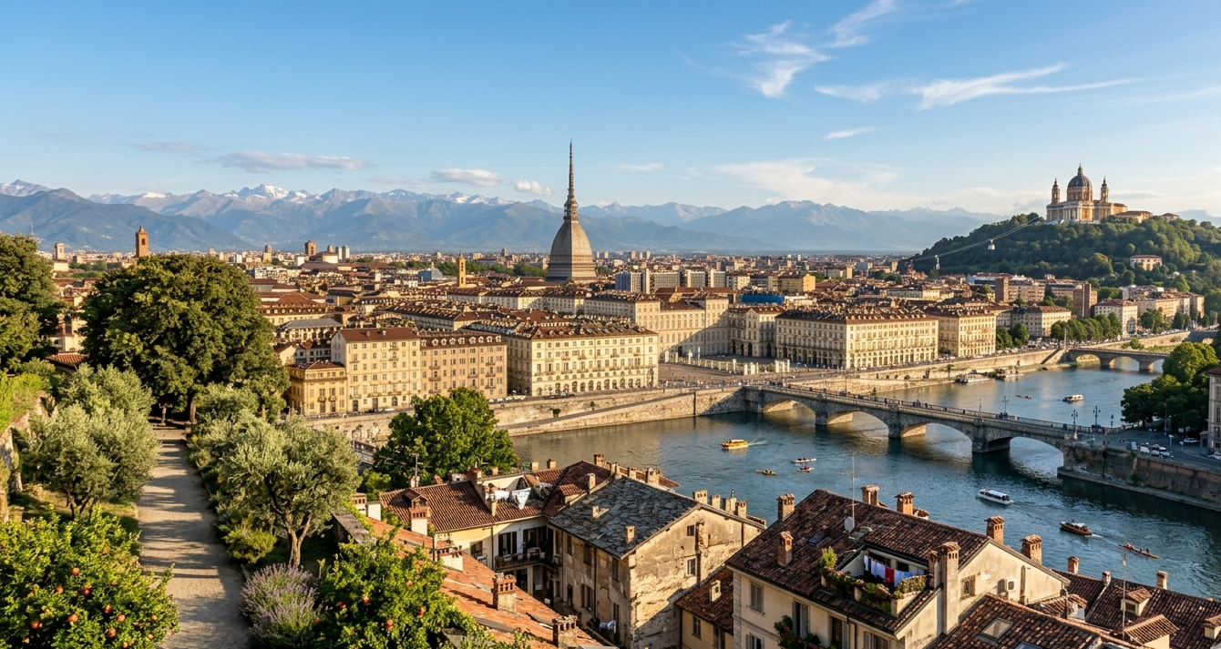 Turin in Italy in June